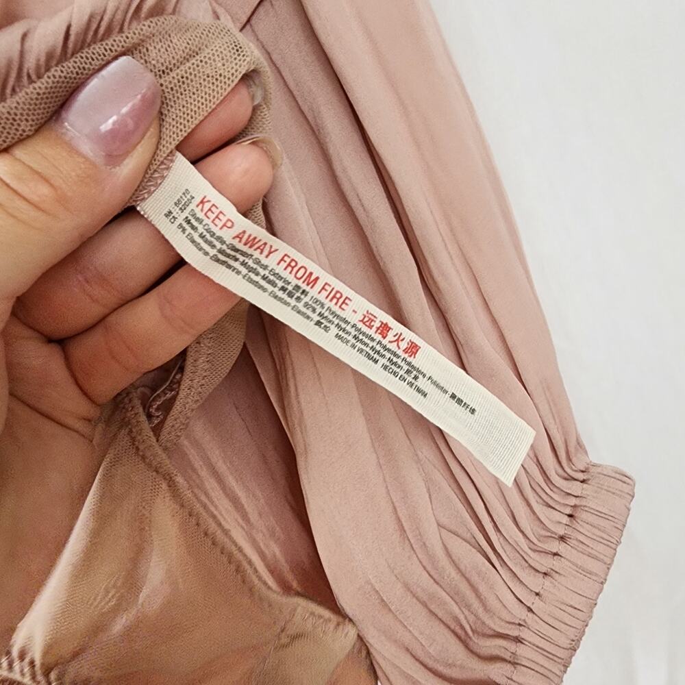 REVOLVE All Tucks Bodysuit in Blush Free People Color: Blush Pink XS oversized - Picture 10 of 11